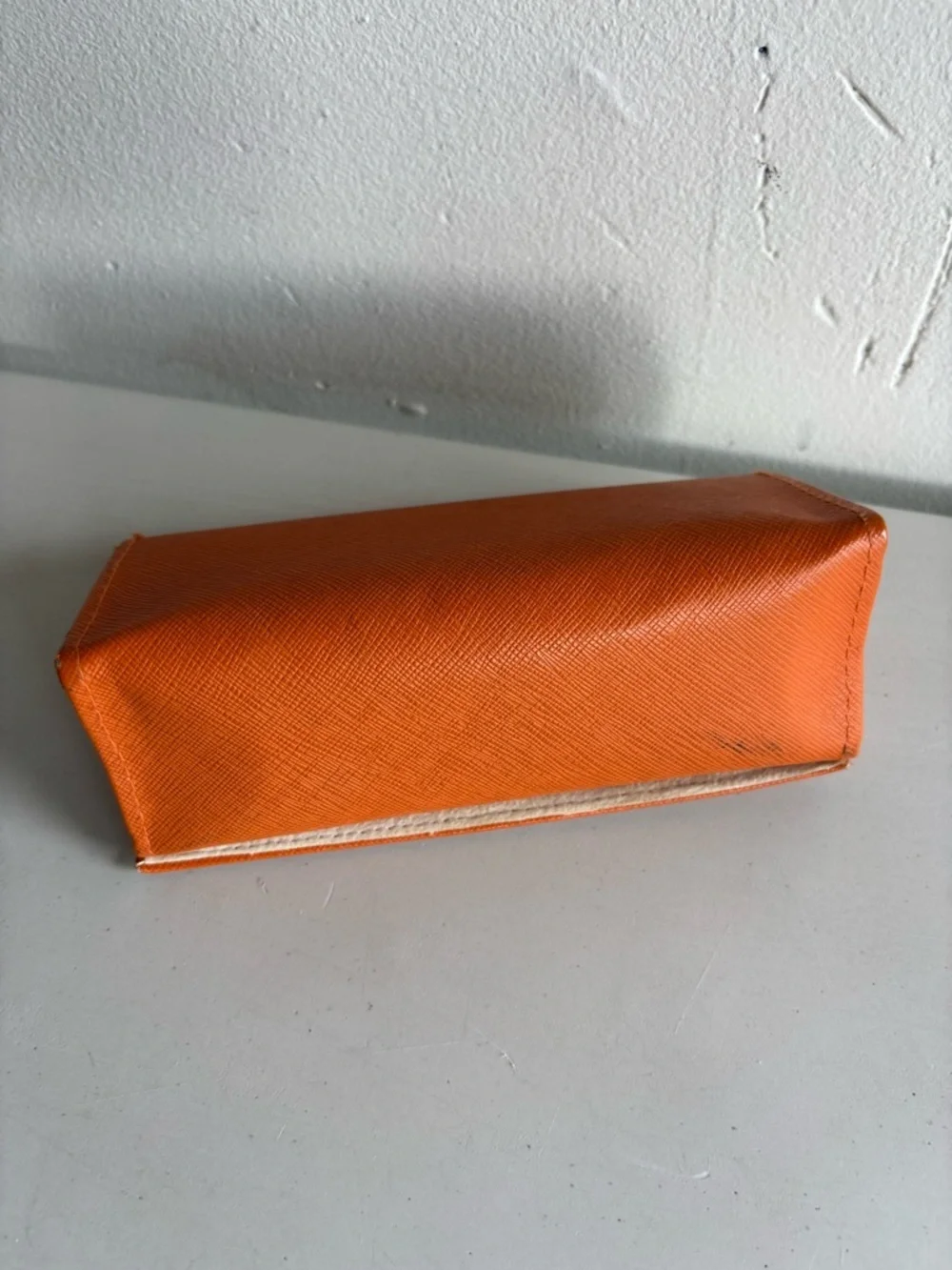 Tory Burch Orange Saffiano Wallet with tribal gradient brown Sunglasses